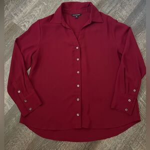 41 Hawthorn Button Down Blouse- Size Medium Petite